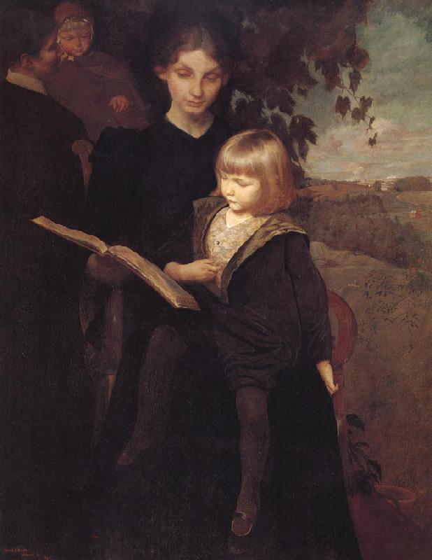 George de Forest Brush Mother and child